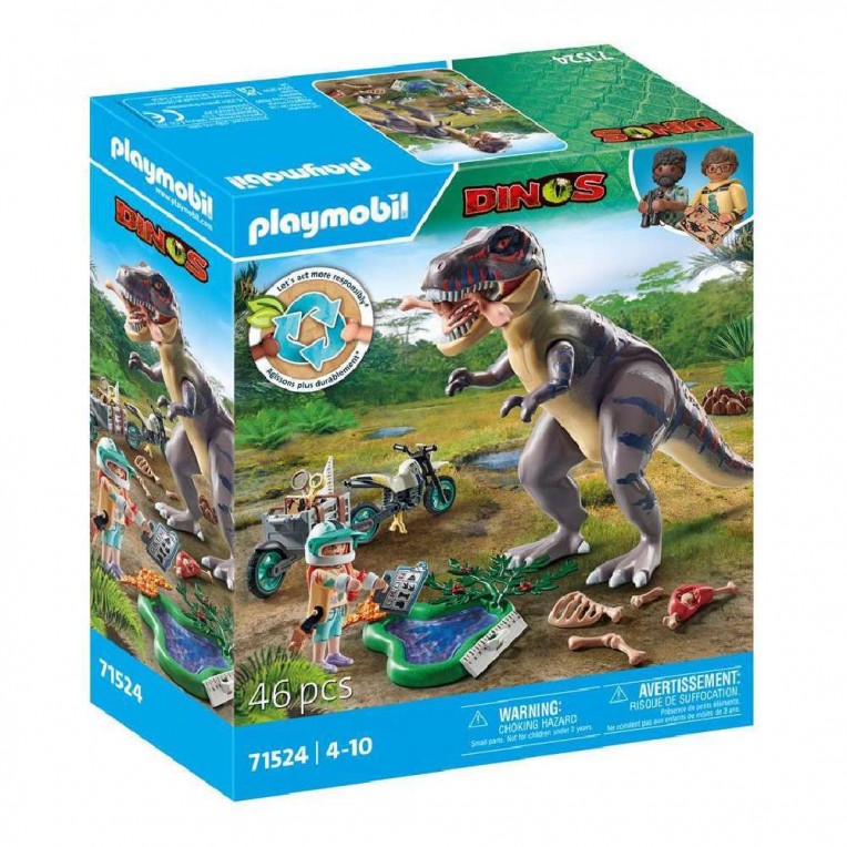 Playmobil Dinos T-Rex και Εξερευνητής...