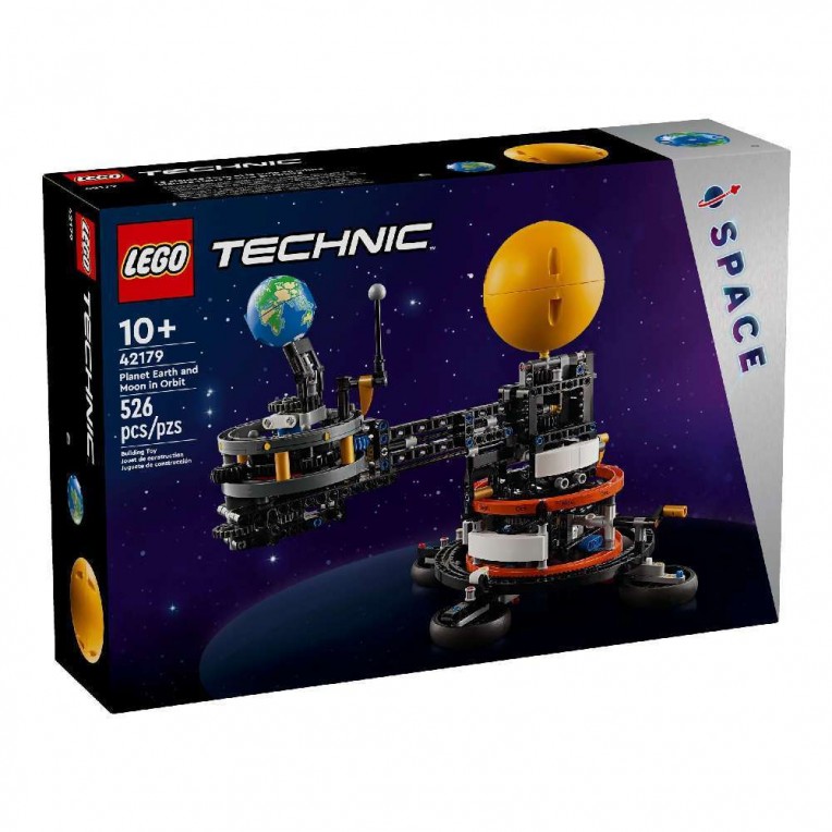 LEGO Technic Planet Earth and Moon in...