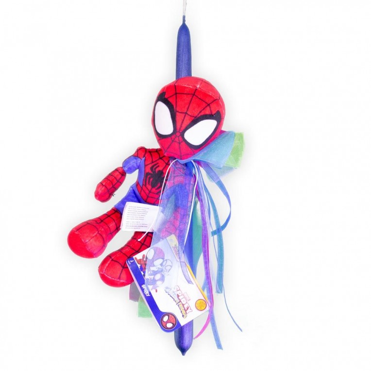 Easter Candle with Plush Spidey and...