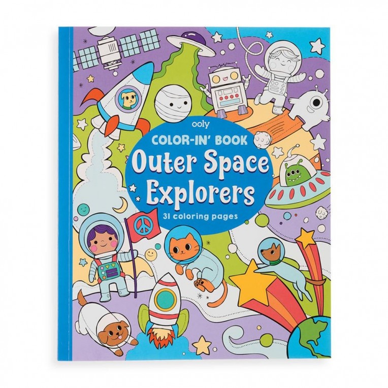 Ooly Coloring Book Outer Space...
