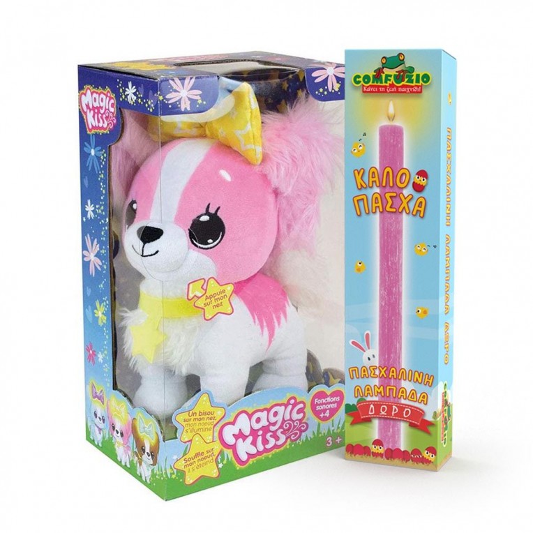 Easter Candle Plush Puppy Magic Kiss...