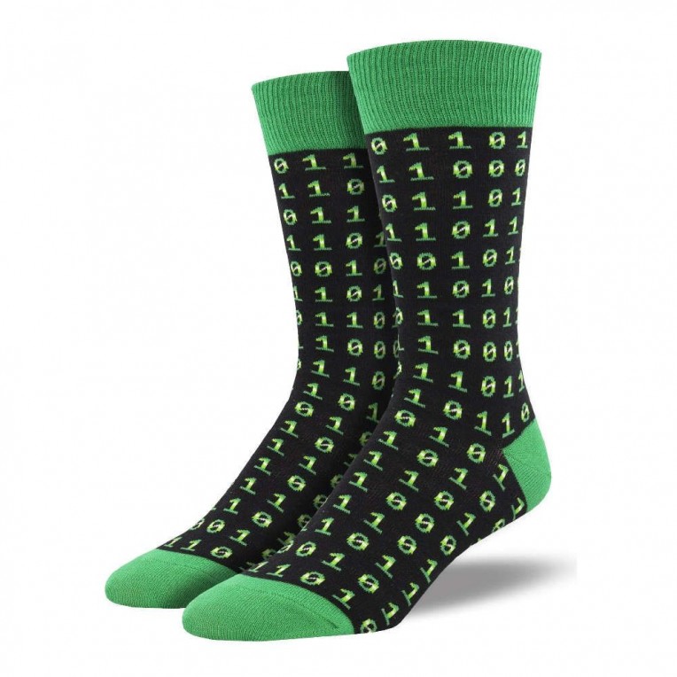 Socksmith Socks Pair Men's Binary...