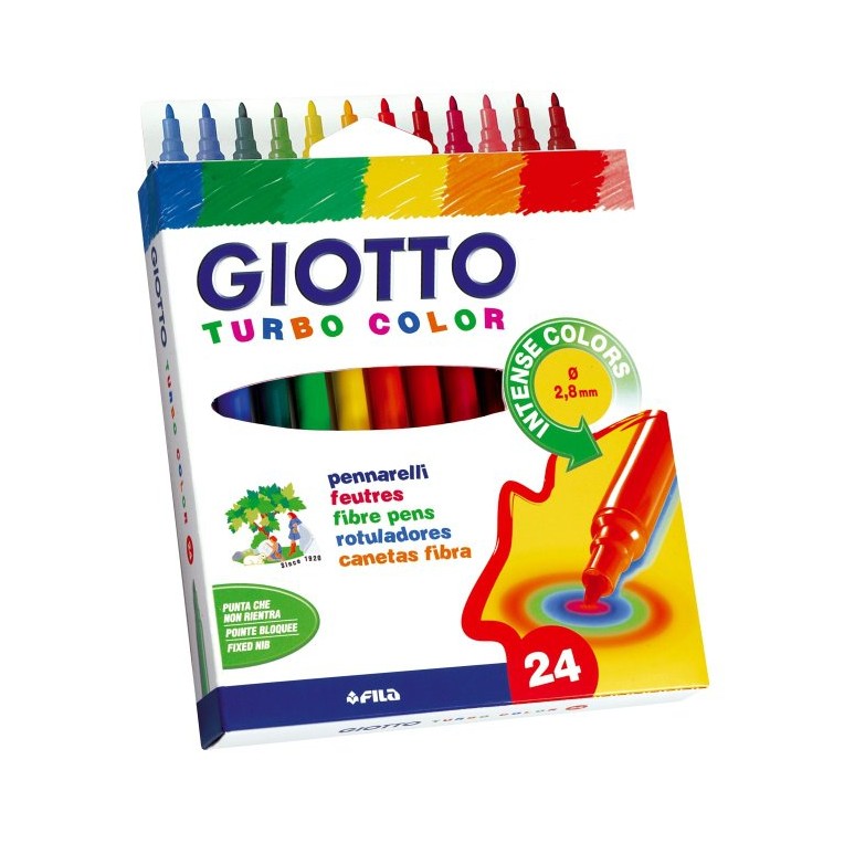 Giotto 24 Fine Tip Fibre Pens