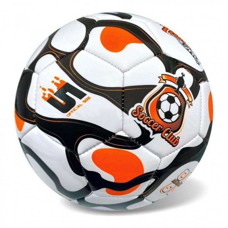 Football Ball Leather Sport Line Fluo...