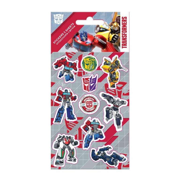 Stickers Transformers 5sh. (000483252)