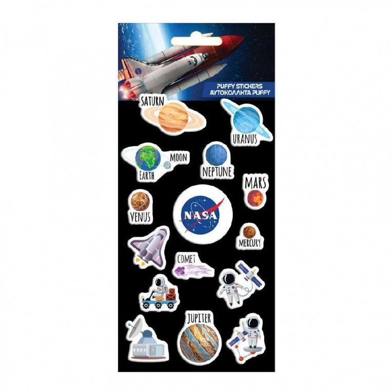 Stickers Puffy NASA (000486034)