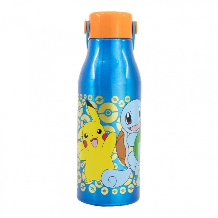 Aluminium Bottle with Strap Pokemon...