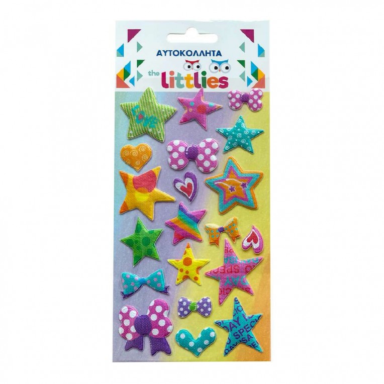 Stickers Puffy The Littlies Stars...