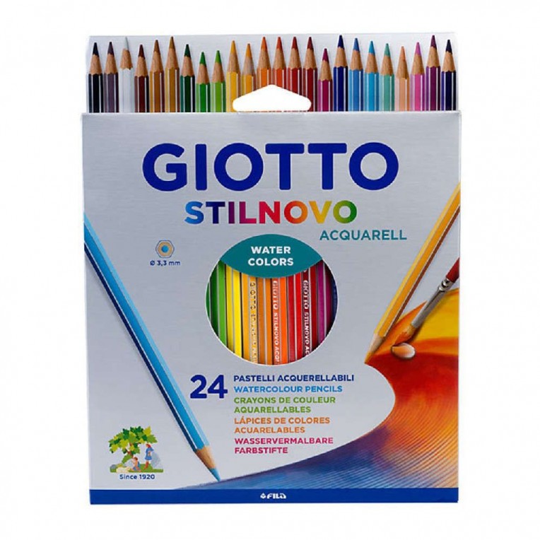 Ξυλομπογιές Ακουαρέλλα 24ΧΡ Giotto...