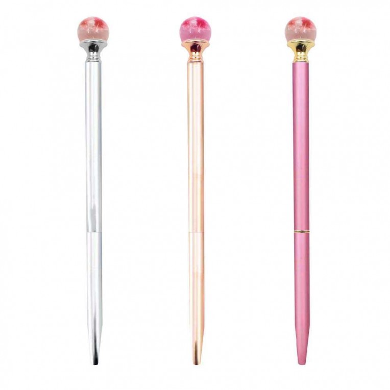 Metallic Pen Tesoro with Glass Ball...