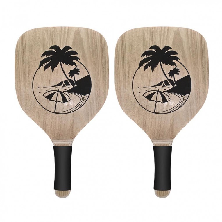 Beach Rackets Wooden Beach 2pcs (42-454)